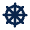 Rudder Fill Icon from Mingcute Fill Set