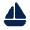 Sailboat Fill Icon from Mingcute Fill Set