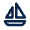 Sailboat Line Icon from Mingcute Line Set