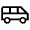 Airport Shuttle Icon from Outlined Line - Material Symbols Set