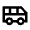 Airport Shuttle Icon from Sharp Line - Material Pro Set