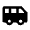 Airport Shuttle Fill Icon from Outlined Fill - Material Pro Set