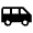 Airport Shuttle Fill Icon from Outlined Fill - Material Symbols Set