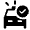 Ambulance Fill Icon from Rounded Fill - Material Symbols Set
