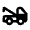 Auto Towing Icon from Rounded Line - Material Pro Set