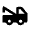 Auto Towing Fill Icon from Outlined Fill - Material Pro Set