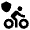 Bike Lane Fill Icon from Outlined Fill - Material Pro Set