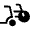 Bike Scooter Fill Icon from Outlined Fill - Material Symbols Set