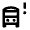 Bus Alert Icon from Outlined Line - Material Pro Set