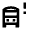 Bus Alert Icon from Sharp Line - Material Pro Set