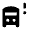 Bus Alert Fill Icon from Rounded Fill - Material Pro Set