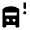 Bus Alert Fill Icon from Outlined Fill - Material Pro Set