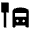 Bus Stop Fill Icon from Outlined Fill - Material Pro Set