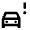 Car Crash Icon from Outlined Line - Material Pro Set