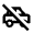 Car Off Icon from Outlined Line - Material Pro Set