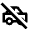 Car Off Icon from Outlined Line - Material Pro Set