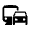 Commute Fill Icon from Outlined Fill - Material Symbols Set