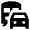 Commute Fill Icon from Sharp Fill - Material Pro Set