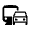 Commute Icon from Outlined Line - Material Symbols Set