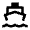 Directions Boat Icon from Outlined Line - Material Pro Set