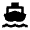 Directions Boat Fill Icon from Outlined Fill - Material Pro Set