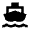 Directions Boat Fill Icon from Sharp Fill - Material Pro Set