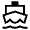 Directions Boat Icon from Sharp Line - Material Symbols Set