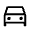 Directions Car Icon from Outlined Line - Material Symbols Set