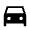 Directions Car Fill Icon from Sharp Fill - Material Symbols Set