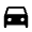 Directions Car Fill Icon from Rounded Fill - Material Symbols Set