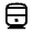 Directions Railway Icon from Rounded Line - Material Symbols Set