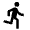 Directions Run Fill Icon from Outlined Fill - Material Pro Set