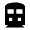 Directions Subway Fill Icon from Sharp Fill - Material Pro Set