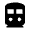 Directions Subway Fill Icon from Rounded Fill - Material Pro Set