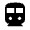 Directions Subway Fill Icon from Outlined Fill - Material Symbols Set