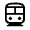 Directions Subway Icon from Rounded Line - Material Symbols Set
