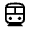 Directions Subway Icon from Outlined Line - Material Symbols Set