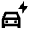 Electric Car Icon from Sharp Line - Material Pro Set