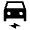 Electric Car Fill Icon from Sharp Fill - Material Symbols Set