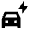 Electric Car Fill Icon from Sharp Fill - Material Pro Set