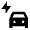 Electric Car Fill Icon from Outlined Fill - Material Pro Set
