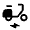 Electric Moped Fill Icon from Rounded Fill - Material Symbols Set