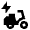 Electric Moped Fill Icon from Sharp Fill - Material Pro Set