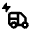 Electric Rickshaw Icon from Rounded Line - Material Pro Set