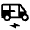 Electric Rickshaw Fill Icon from Rounded Fill - Material Symbols Set