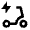 Electric Scooter Icon from Outlined Line - Material Pro Set