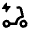 Electric Scooter Icon from Rounded Line - Material Pro Set