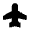 Flight Fill Icon from Outlined Fill - Material Pro Set