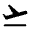 Flight Takeoff Fill Icon from Rounded Fill - Material Symbols Set