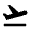 Flight Takeoff Fill Icon from Outlined Fill - Material Pro Set